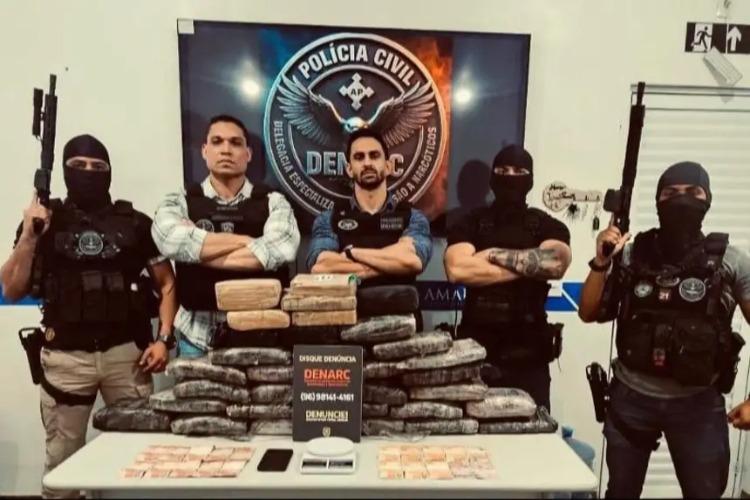 Planejamento estratégico da Polícia Civil apreende 33kg de drogas em Macapá