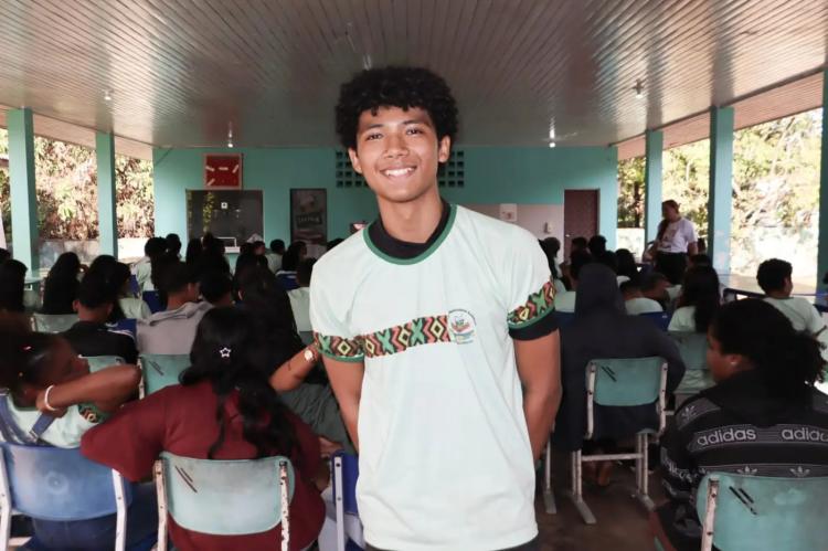 'EducaShow' orienta crianças sobre incêndios durante a estiagem e os efeitos do El Niño, em ação do Governo do Amapá no Curiaú