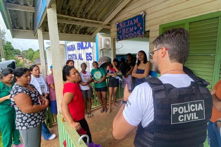 Em Pracuúba, Polícia Civil realiza ação de conscientização e prevenção à violência contra a mulher