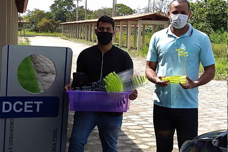 TJAP recebe doação de face shields dos cursos de Engenharia Elétrica e Civil da Unifap