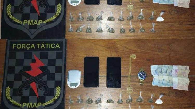 Batalhão de Força Tática captura traficante de drogas no bairro do Muca