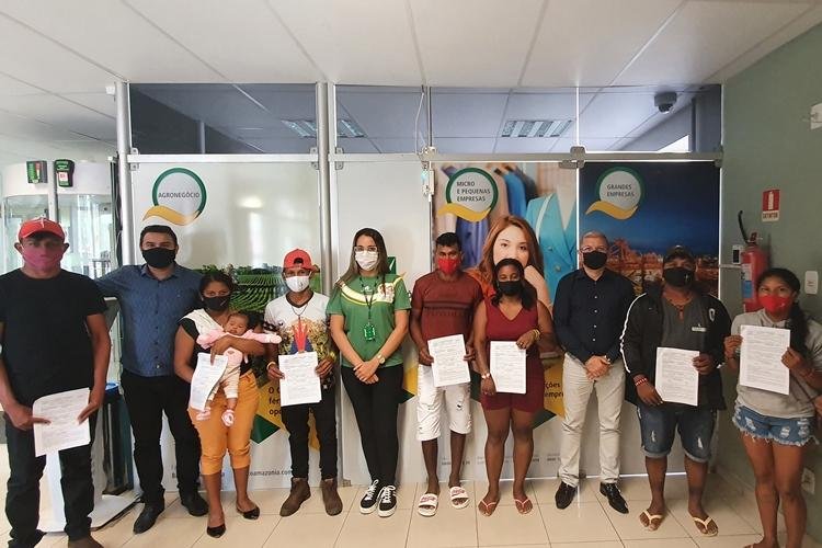 Banco da Amazônia contempla sete famílias indígenas da etnia tembé através do programa Amazônia Florescer