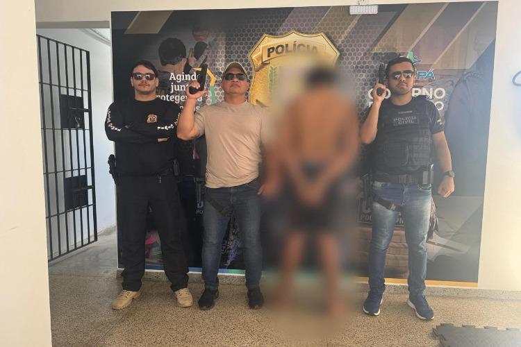 Em Itaubal, Polícia Civil prende indivíduo acusado por homicídio qualificado e tentativa de feminicídio