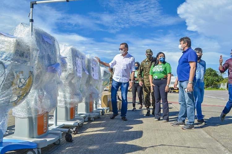 Amapá reforça retaguarda de saúde com novos respiradores para pacientes de Covid-19