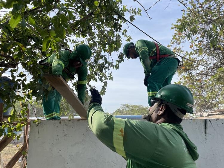 Obras no reservatório de água da Fazendinha aumentam a capacidade de abastecimento da comunidade 