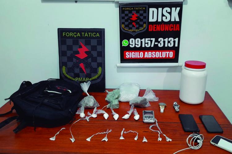 Força Tática prende traficante de drogas na zona sul de Macapá