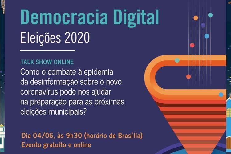 Democracia Digital Eleições 2020 - edição Amapá: talk show e oficina online sobre combate à desinformação