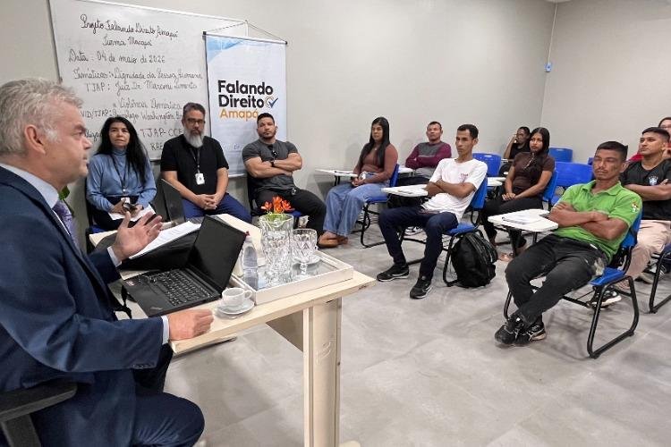 Projeto “Falando Direito 2026” do TJAP promove estudo e cidadania aos beneficiários do Conselho da Comunidade