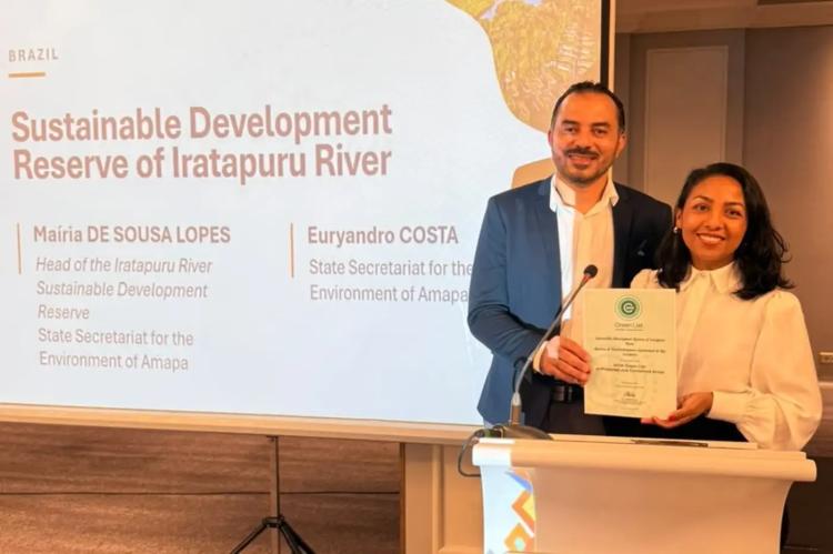 Amapá recebe prêmio internacional da Reserva de Desenvolvimento Sustentável do Rio Iratapuru