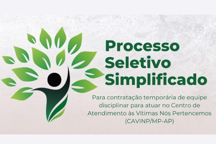 Aberto edital do MP-AP para contratação temporária no CAVINP