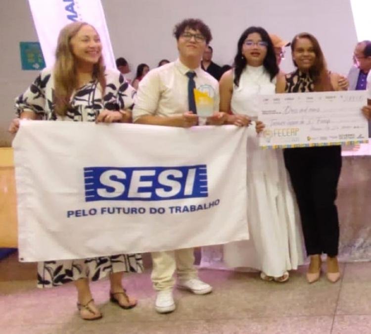 Projetos de alunos da Escola SESI Amapá são credenciados para participar de eventos científicos internacionais