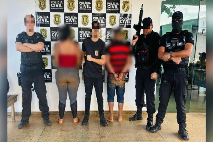 Em Serra do Navio, Polícia Civil prende casal em flagrante por tráfico de drogas