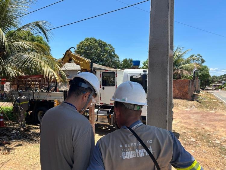 Mais de 400 moradores são beneficiados com reforço da rede elétrica no bairro Novo Horizonte