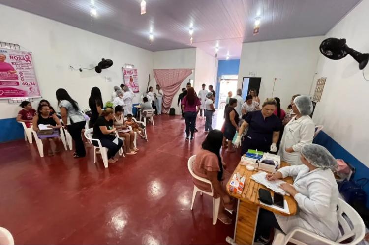 Governo do Amapá leva serviços do Outubro Rosa a comunidades de Santana