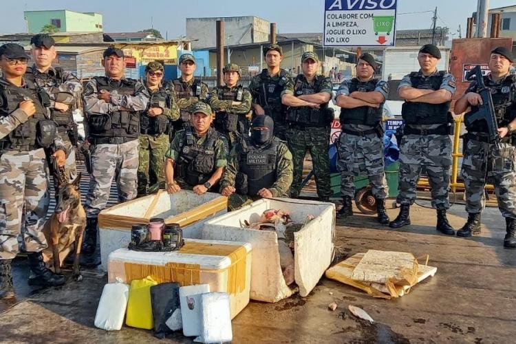 Forças de Segurança prendem traficante, apreendem drogas e carne de animais silvestres
