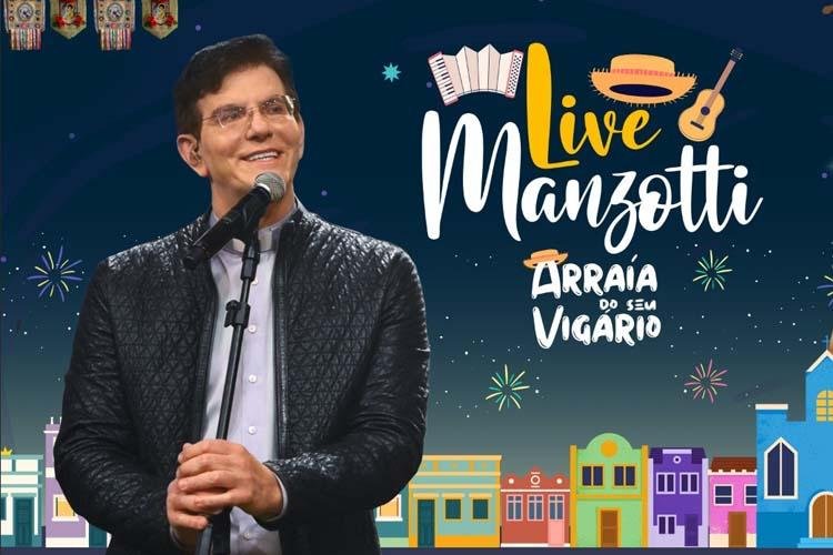 "Arraiá do Seu Vigário": Padre Reginaldo Manzotti faz Live Solidária Junina