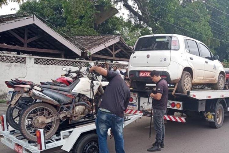 Fiscalização da CTMac: 14 veículos apreendidos na primeira blitz de 2024, em Macapá