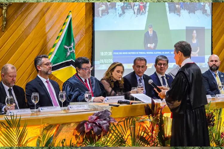 Governador Clécio Luís prestigia eleição e posse dos novos gestores do TRE-AP: 