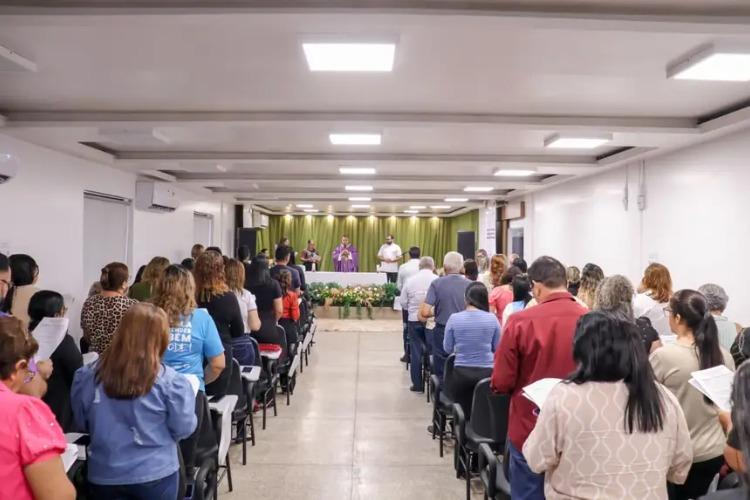 Servidores da Educação do Amapá participam de missa em peregrinação de São José