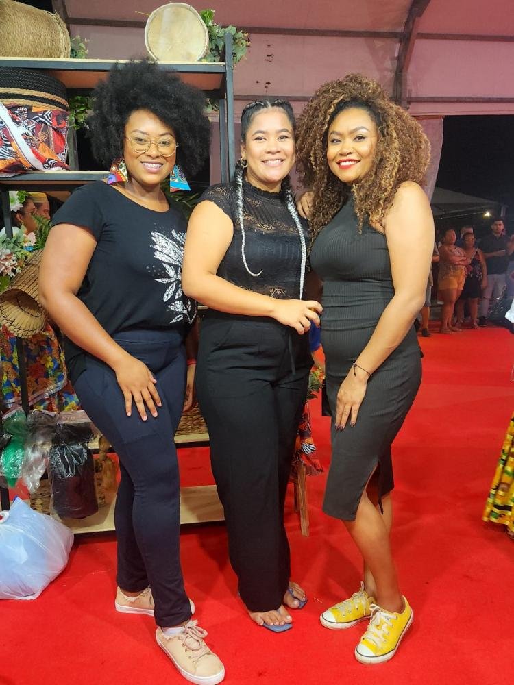 Zwanga, uma marca de moda que está realizando o projeto Afro Mulher no Conjunto Macapaba.