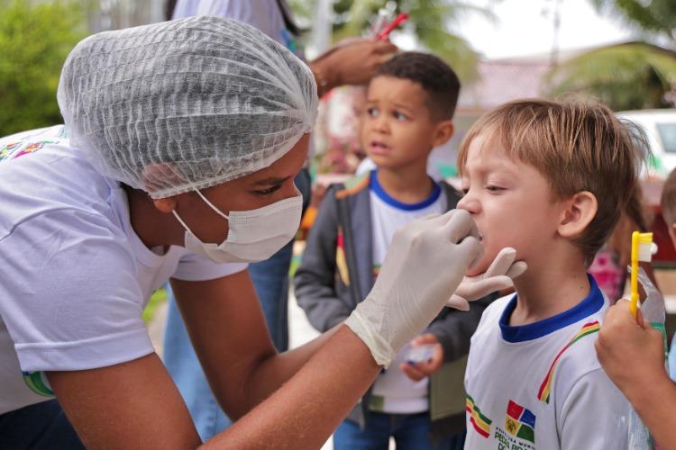 Dia B da Saúde Bucal leva prevenção e atendimento odontológico às escolas de Pedra Branca