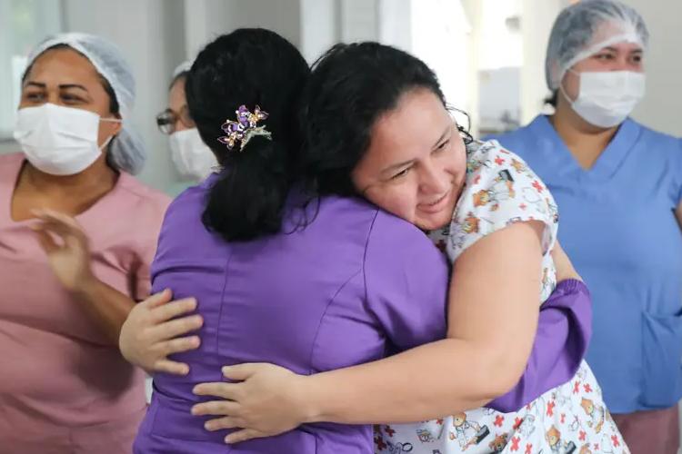 Profissionais do Hospital da Criança e do Adolescente recebem ação de saúde mental, em Macapá