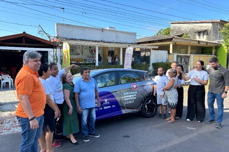 “É um dia para agradecer”, diz presidente da AAMAR na entrega de carro elétrico feita pelo Grupo Equatorial
