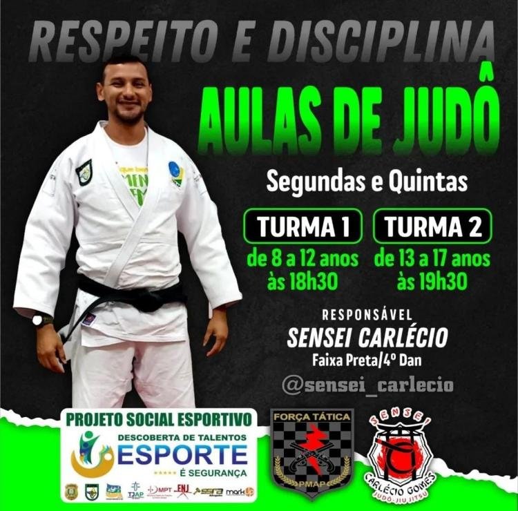 Batalhão de Força Tática promove projetos sociais de capoeira e judô, oferecendo oportunidades esportivas