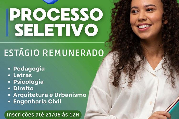 Prefeitura de Santana abre processo seletivo para contratação de estagiários do ensino superior