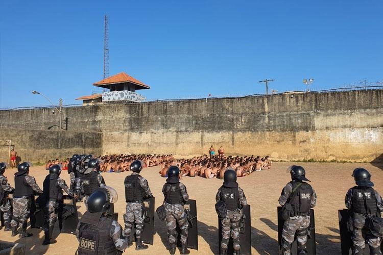 Bope realiza intervenção no Iapen após ameaça de desordem nos pavilhões