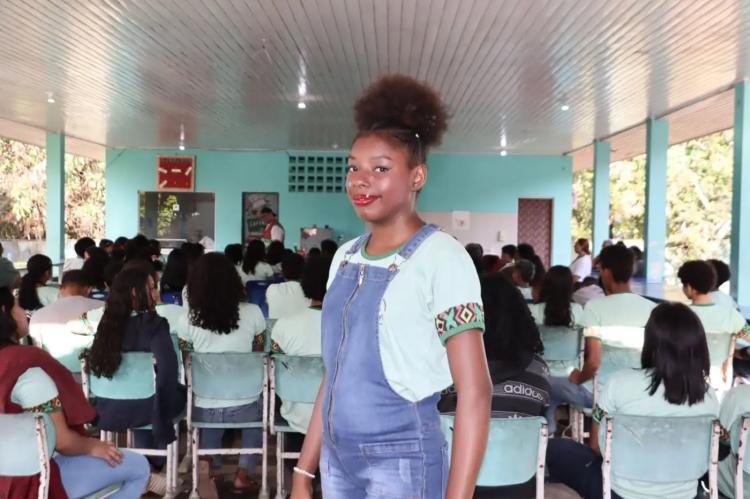 'EducaShow' orienta crianças sobre incêndios durante a estiagem e os efeitos do El Niño, em ação do Governo do Amapá no Curiaú