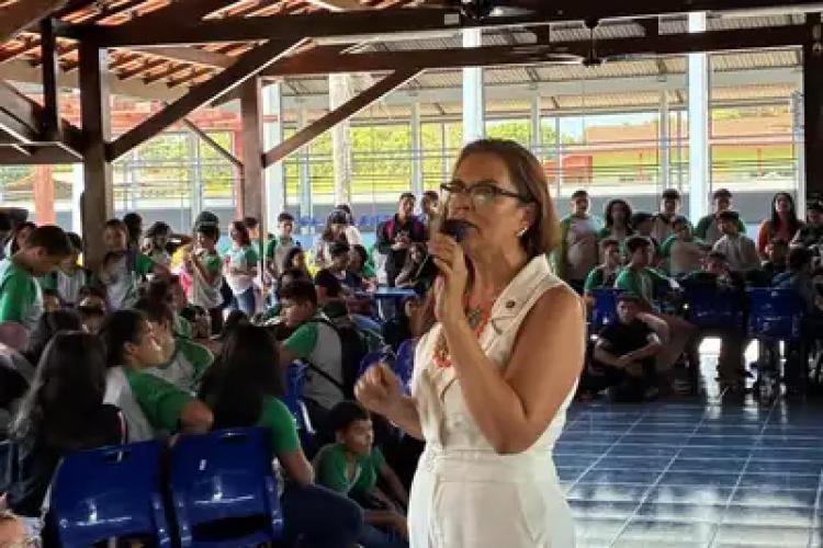 Governo do Amapá entrega reconstrução da Escola Estadual Osvaldina Ferreira, na Ilha de Santana