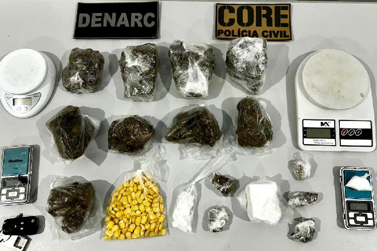 Três são presos em flagrante com maconha, cocaína e ecstasy em Macapá