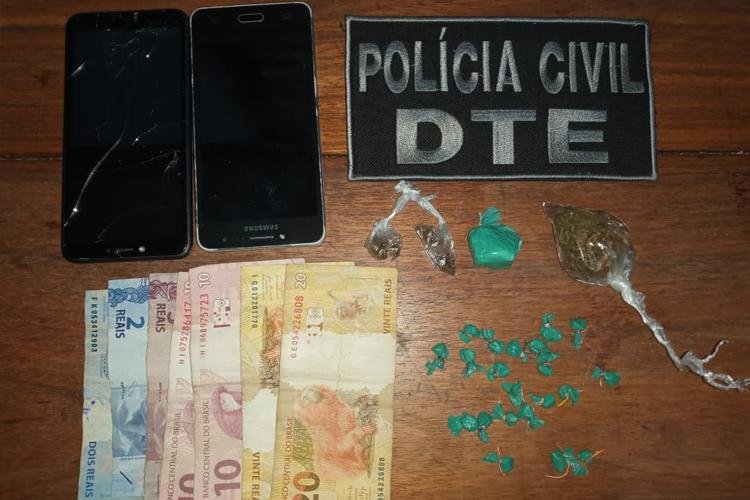 DOIS FACCIONADOS SÃO PRESOS EM FLAGRANTE POR TRÁFICO DE DROGAS