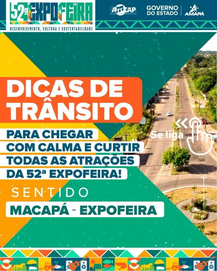 Aplicativo e mapa trazem interatividade e respostas às dúvidas da 52ª Expofeira do Amapá