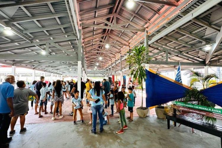 53ª Expofeira do Amapá recebe alunos da Escola Quilombola da Lagoa dos Índios, na Zona Oeste de Macapá