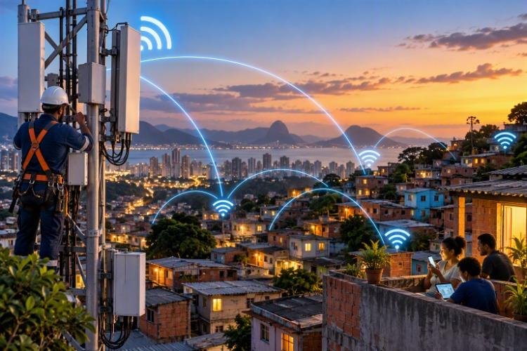 Ministério das Comunicações e BNDES investem R$ 73 milhões para levar internet de alta velocidade a bairros periféricos e favelas