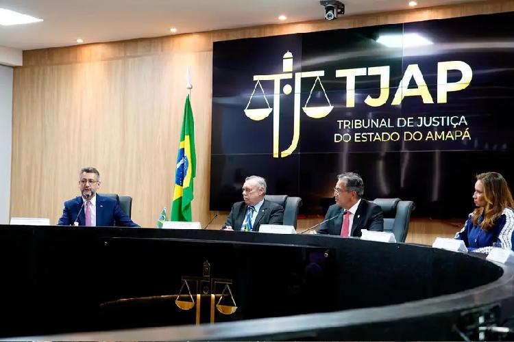 Governador Clécio Luís recebe comitiva do Conselho Nacional de Justiça e reforça o papel do judiciário no desenvolvimento do Amapá