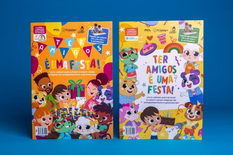 Collab inédita entre a Editora MOL, Criamigos e Bolo da Madre resulta em produto social para beneficiar crianças e adolescentes