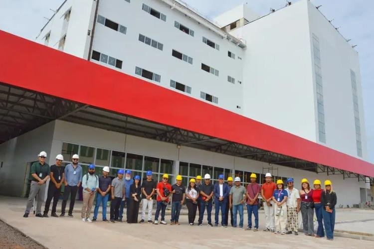 Governo do Amapá apresenta avanços da obra do novo Hospital de Emergência em visita guiada à imprensa