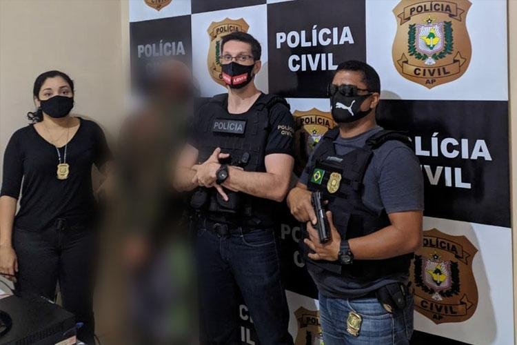 Em Amapá,Polícia Civil prende foragido da justiça com condenações por diversos crimes contra o patrimônio 