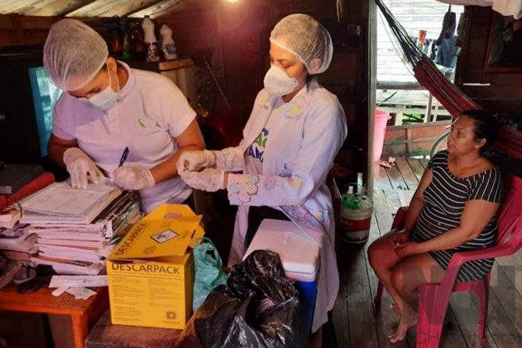 Varredura vacinal para prevenir contra sarampo e gripe é iniciada em Santana