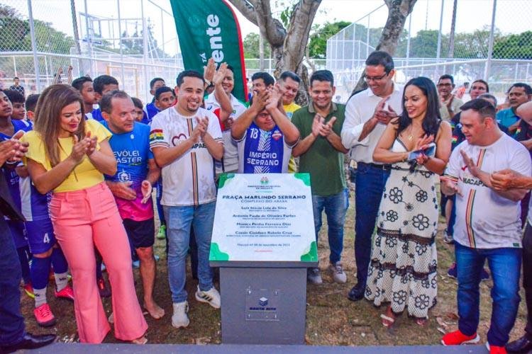 Praça Marlindo Serrano é revitalizada e entregue à população