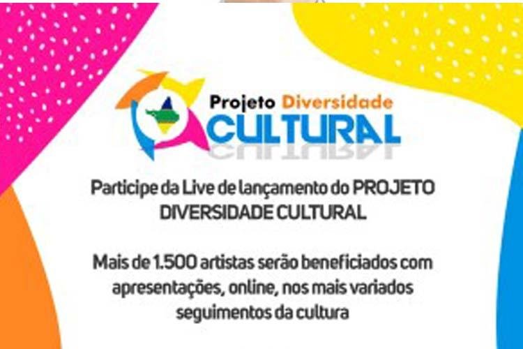 Live marcará o lançamento do Projeto Diversidade Cultural, nesta quinta-feira, 16, em Santana