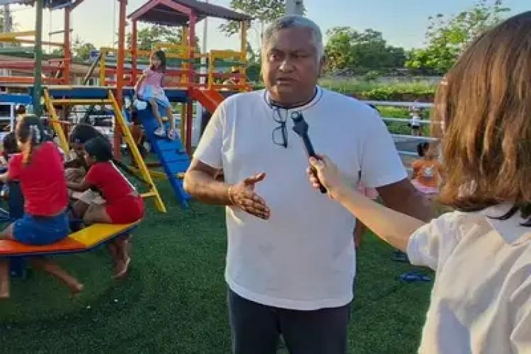 'Isso tem muito valor para nossas crianças', diz moradora na entrega do 4º Parque Firme pelo Governo do Amapá