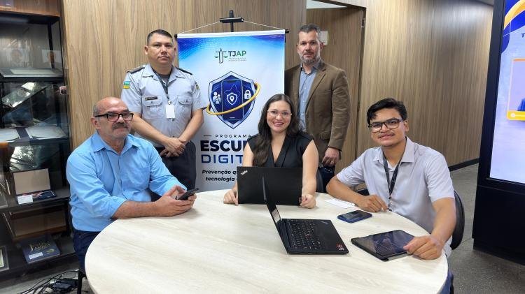 TJAP dá início ao Escudo Digital, programa de Segurança que orienta sobre recursos de emergência