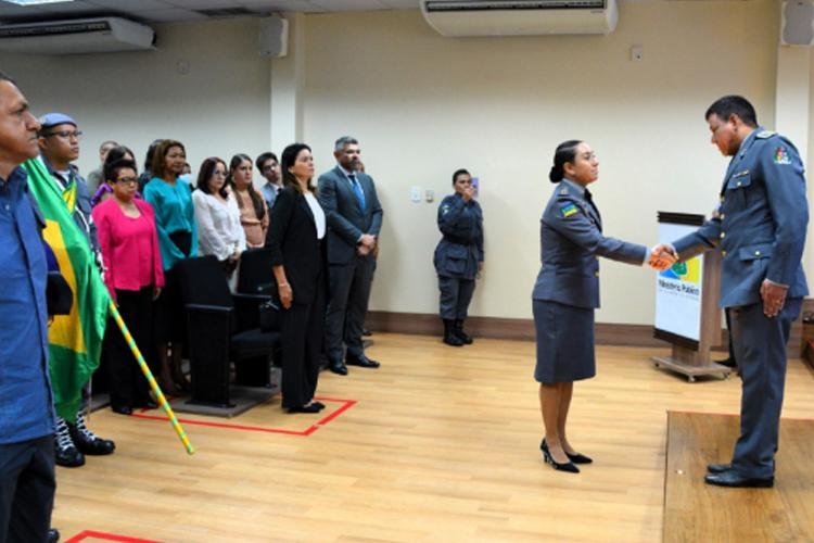 Comando-Geral da PMAP oficializa assunção da comandante do Gabinete Militar do MP-AP