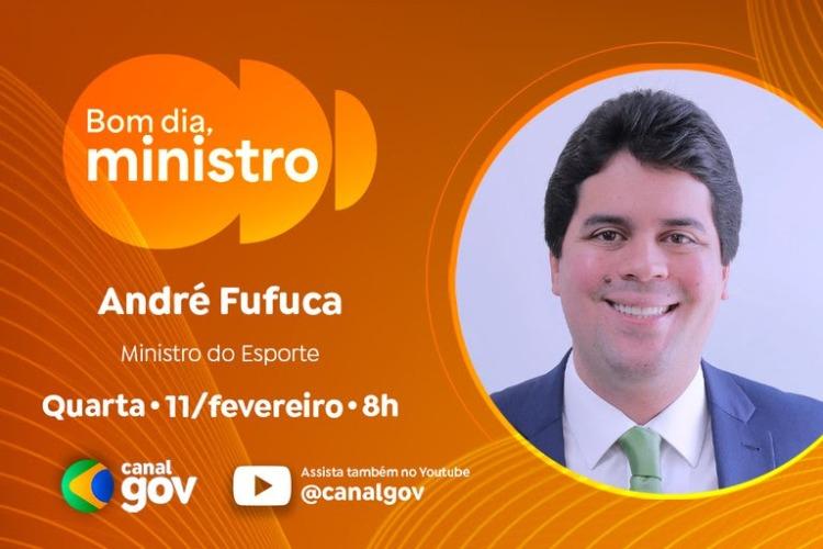 Arenas Brasil e Copa do Mundo Feminina 2027 são destaques do “Bom Dia, Ministro” com André Fufuca nesta quarta (11)