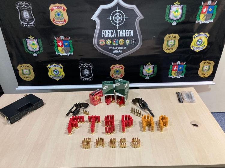 Operação Mercator apreende armas e munições e prende suspeitos no Amapá