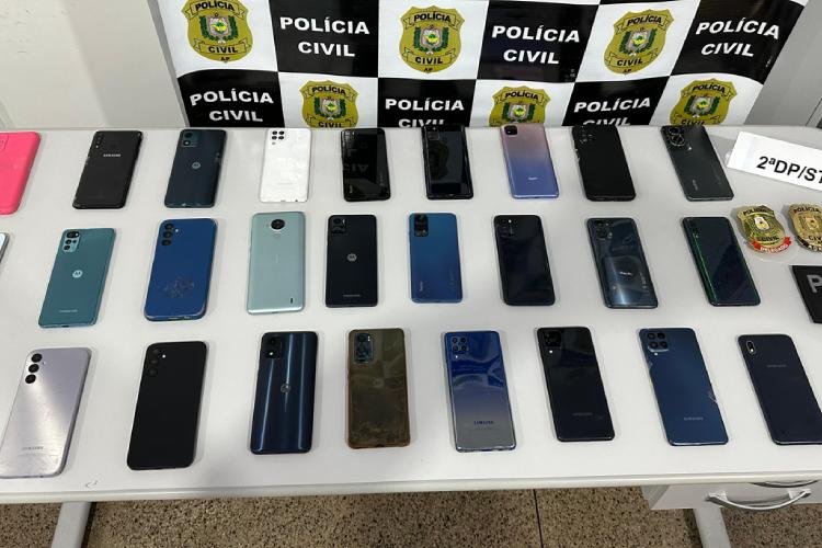 PC recupera 67 celulares oriundos de crimes patrimoniais em Santana